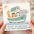 Great Granddaughter 3rd Birthday Card, Cute Noah's Ark Animal Birthday Card
