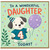 Daughter 4th Birthday Card, To a Wonderful Daughter 4 Today