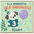 3rd Birthday Card for Great Granddaughter