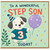 Step Son 3rd Birthday Card
