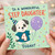 Step Daughter 4th Birthday Card