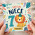 7th Birthday Card for Niece, To a Special Niece 7 Today