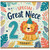 2nd Birthday Card For Great Niece, Special Lion Jungle Birthday Card