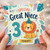 Great Niece 3rd Birthday Card
