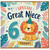 Great Niece 6th Birthday Card, Special Lion Party Card for Great Niece