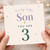 3rd Birthday Card for Son, Lovely Little Son You Are 3