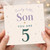 5th Birthday Card for Son, Lovely Little Son You Are 5
