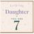 7th Birthday Card for Daughter, Lovely Little Daughter You Are 7 Birthday Card