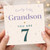 7th Birthday Card for Grandson, Lovely Little Grandson You Are 7