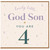 God Son 4th Birthday Card
