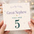 Great Nephew 5th Birthday Card