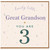 Great Grandson 3rd Birthday Card