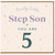 Step Son 5th Birthday Card