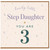 Step Daughter 3rd Birthday Card