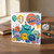 4th Birthday Card for Son, To a Special Son Cute Monster Balloons Design