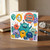 4th Birthday Card for Great Nephew, Funny Monster Balloon Birthday Card