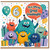 6th Birthday Card for Great Granddaughter, Cute Monsters and Balloons