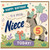Niece 5th Birthday Card, Cute Donkey Happy Birthday Card for a Special Child