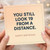 Funny Birthday Card - You Still Look 19 From a Distance - Humorous Minimalist Design for Friends, Family or Colleagues, Him or Her