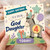 4th Birthday Card for God Daughter, Cute Donkey Birthday Card