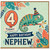 4th Birthday Card for Nephew, Happy Birthday Nephew Card