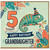 5th Birthday Card for Granddaughter, Happy Birthday 5 Today Chameleon Card