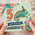 5th Birthday Card for Granddaughter, Happy Birthday 5 Today Chameleon Card