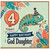 4th Birthday Card for God Daughter, Happy Birthday Cute Chameleon Party Card