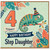 4th Birthday Card for Step Daughter, Cute Chameleon Happy Birthday Card