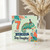 7th Birthday Card for Step Daughter, Happy Birthday Chameleon Card