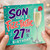 Son 27th Birthday Card, Fizz - Tastic Birthday Card