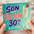 Son 30th Birthday Card, Fizz - Tastic 30th Birthday Champagne Card