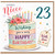 23rd Birthday Card for Niece, Lovely Niece Birthday Card With Love