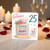 Grandson 25th Birthday Card, Lovely Grandson 25 With Love Cake Design