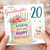Granddaughter 20th Birthday Card, Lovely Birthday Card for Granddaughter