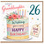 26th Birthday Card for Granddaughter, Lovely Granddaughter Birthday Card