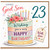 23rd Birthday Card for God Son, Lovely God Son Birthday Card, Happy 23rd Birthday With Love