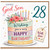28th Birthday Card for Son, Lovely God Son Happy Birthday Cake Card With Love