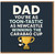 Dad Birthday Card - Toon-Tastic Newcastle Football Joke, Carabao Cup Trophy 2025 Design - Funny Card for Dad, Perfect for Toon/Geordie Fans