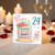 Great Grandson 24th Birthday Card, Lovely Great Grandson Birthday Card with Cake and Flowers