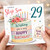 Step Son 29th Birthday Card, Lovely Wishing You a Very Happy Birthday With Love Cake Design