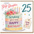 Step Daughter 25th Birthday Card, Lovely Happy Birthday Cake Design