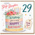 Step Daughter 29th Birthday Card, Lovely Happy Birthday Card with Floral Cake Design
