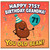 Grandma 71st Birthday Card, You Old Bean Funny Birthday Card