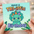 Kids Dinosaur Birthday Card - Cute Triceratops with Party Hats - 'Have a TRI-iffic Birthday' Pun - Fun Children's Birthday Card for Boys or Girls