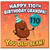 110th Birthday Card for Grandpa, Happy Birthday Grandpa You Old Bean Card