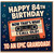 84th Birthday Card for Granddad, Happy 84th Birthday to an Epic Granddad