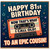 81st Birthday Card for Cousin, Funny Retro Cassette Birthday Card, To An Epic Cousin