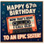 67th Birthday Card for Sister, Funny Retro Cassette Birthday Card