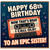 68th Birthday Card for Sister, Retro Cassette Funny Birthday Card